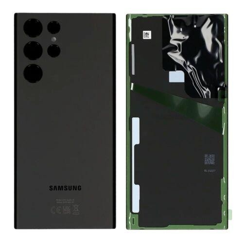 Galinis dangtelis Samsung S908 S22 Ultra Phantom Black originalus (service pack)