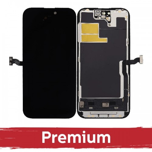 LCD ekranas suderinamas su iPhone 14 Pro Max juodas (Hard OLED / Premium) /*Removable IC*/