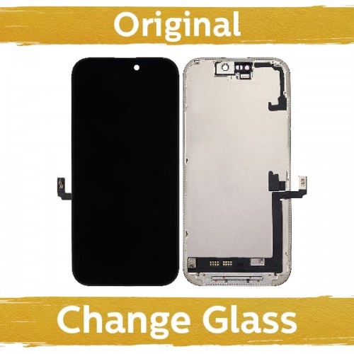 LCD ekranas suderinamas su iPhone 17 juodas (Renewed: China)