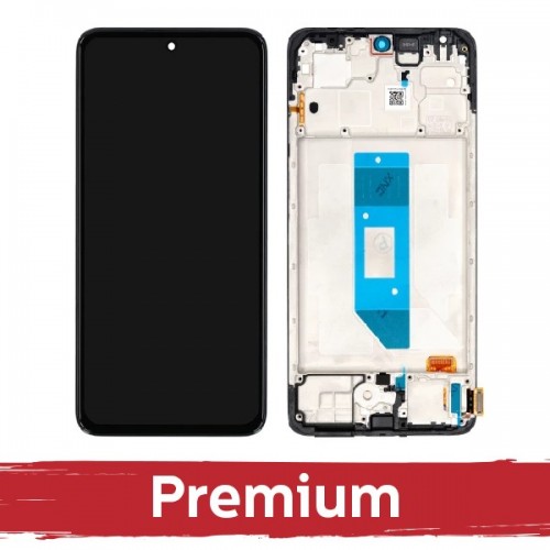 LCD ekranas suderinamas su Xiaomi Redmi Note 14 4G (EU version) su rėmeliu / Midnight Black / OEM