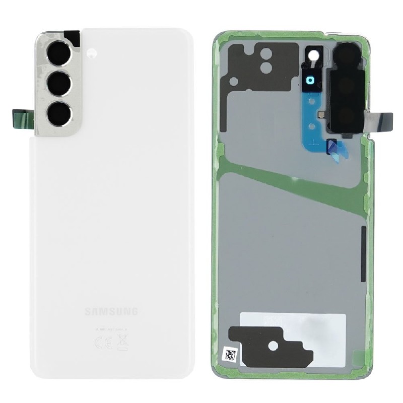 Galinis dangtelis Samsung G991 S21 5G Phantom White originalus (used Grade C)