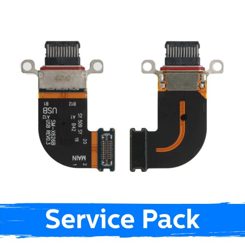 Įkrovimo jungtis suderinama su Samsung X520 (X526) Tab S10 FE / X620 (X626) Tab S10 FE+ su Flex / Plata (Service Pack)