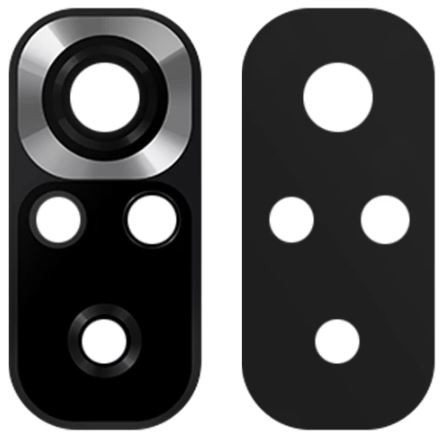Xiaomi Poco M5s kameros stikliukas Black (only lens) ORG