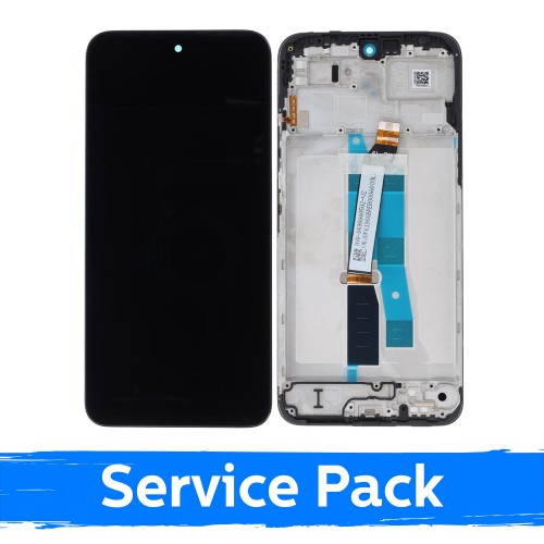 LCD ekranas suderinamas su Xiaomi Redmi 15 4G / Poco M7 4G (ES versija) juodas su rėmeliu (Service Pack)