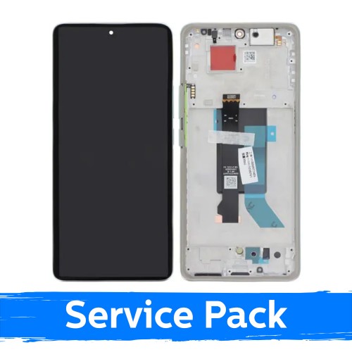 LCD ekranas suderinamas su Xiaomi Poco X7 5G su rėmeliu / žalias / (Service Pack)