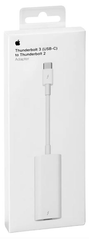 Adapteris iš Thunderbolt 3 "USB-C" į Thunderbolt 2 (A1790) originalus (open box)