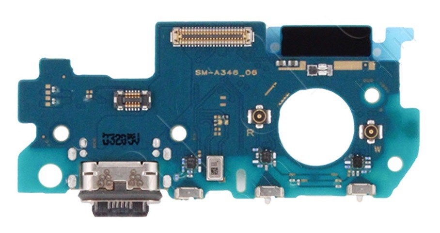 Lanksčioji jungtis Samsung A346 A34 5G 2023 su įkrovimo kontaktu ir mikrofonu originali (service pack)