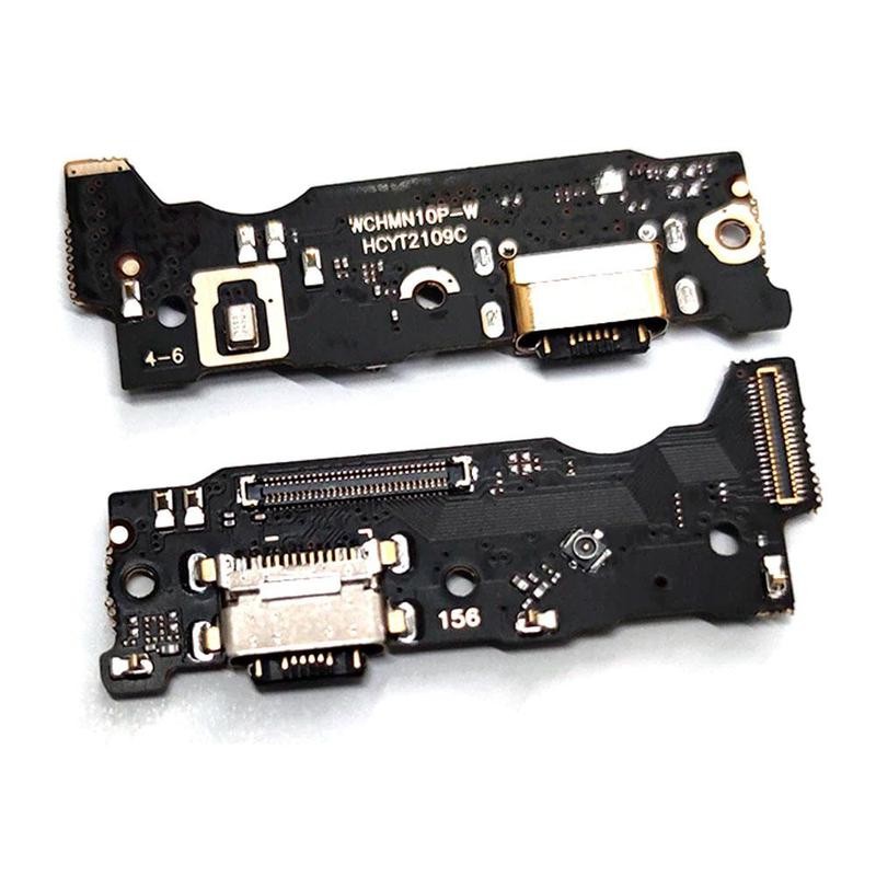 Lanksčioji jungtis Xiaomi Redmi Note 10 Pro 4G įkrovimo kontakto su mikrofonu originalus (service pack)