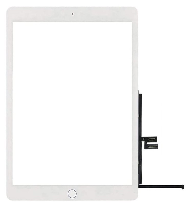 Lietimui jautrus stikliukas iPad 10.2 2019 (7th Gen)/10.2 2020 (8th Gen) su home mygtuku White ORG