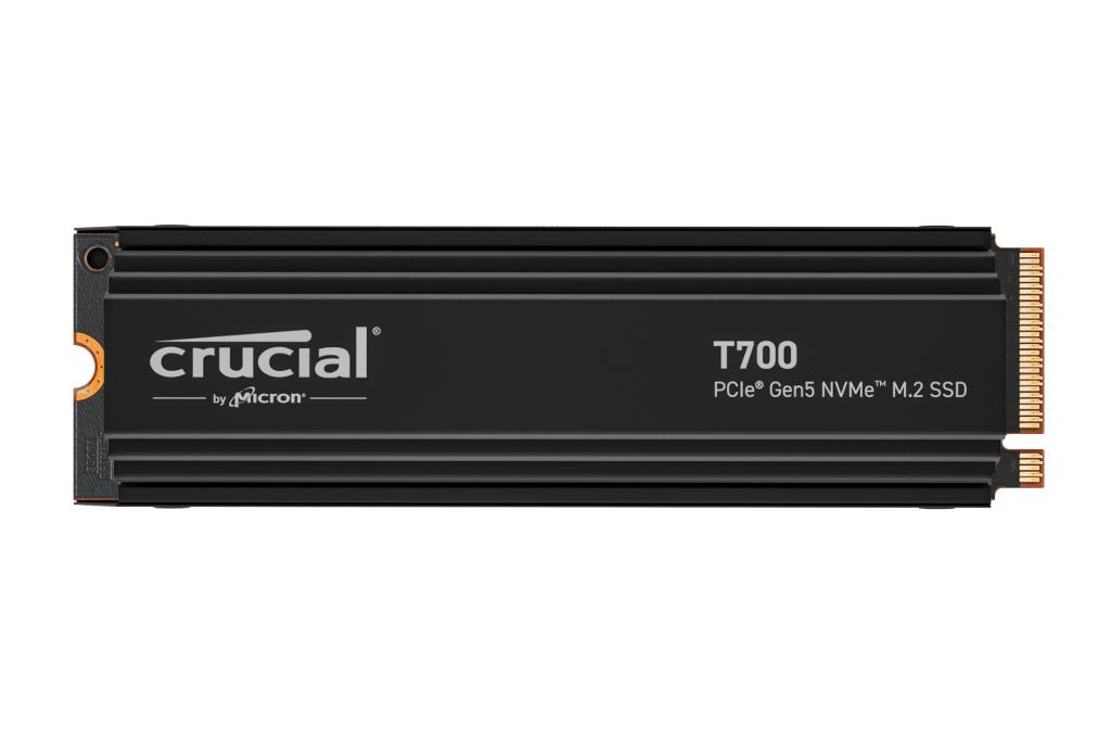 SSD diskas CRUCIAL T700 4TB M.2 PCIe Gen5 NVMe TLC rašymo 11800 MB/s skaitymo 12400 MB/s