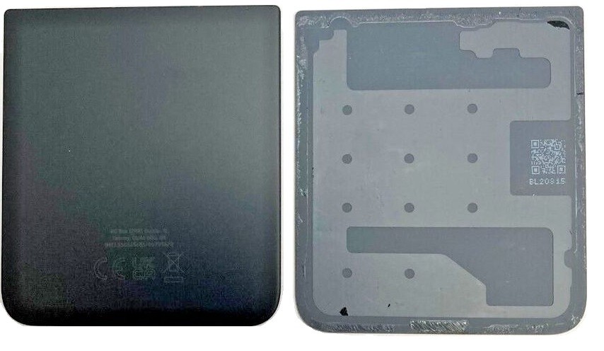Galinis apatinis dangtelis Samsung F721 Z Flip4 5G Graphite originalus (used Grade A)
