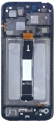 Ekranas Xiaomi Redmi 12C su lietimui jautriu stikliuku ir rėmeliu Graphite Grey originalus (service pack)