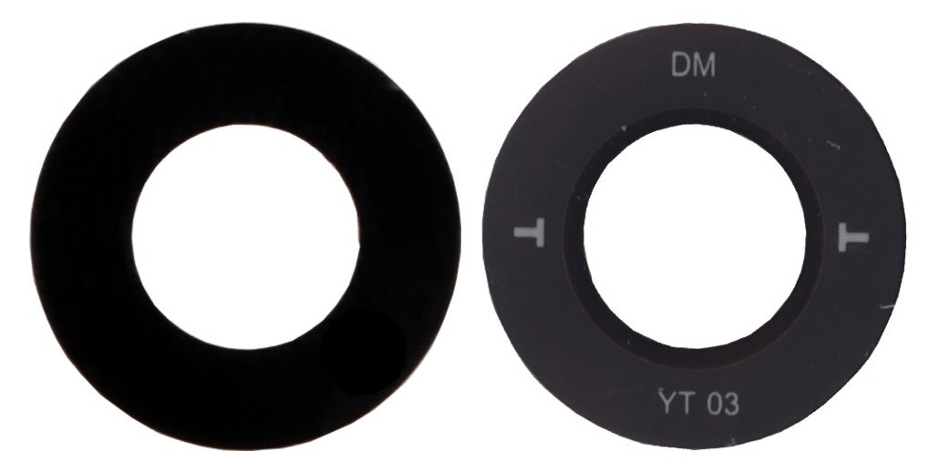 Samsung S911/S916 S23/S23 Plus kameros stikliukas Black (lens Tele) 1pcs (service pack)