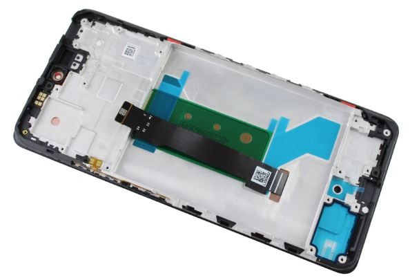 Ekranas Xiaomi Redmi Note 12 Pro+ 5G su lietimui jautriu stikliuku ir rėmeliu Midnight Black originalus (service pack)