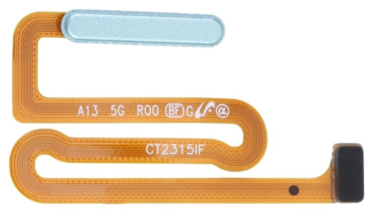 Lanksčioji jungtis Samsung A136 A13 5G su pirštų atspaudų jutikliu (fingerprint) Blue originali (service pack)