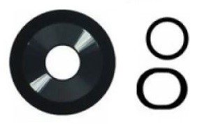 Huawei P60 Pro kameros stikliukas Black (only lens 3pcs) ORG