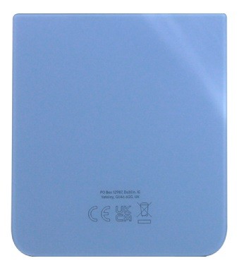 Galinis apatinis dangtelis Samsung F721 Z Flip4 5G Blue originalus (used Grade C)