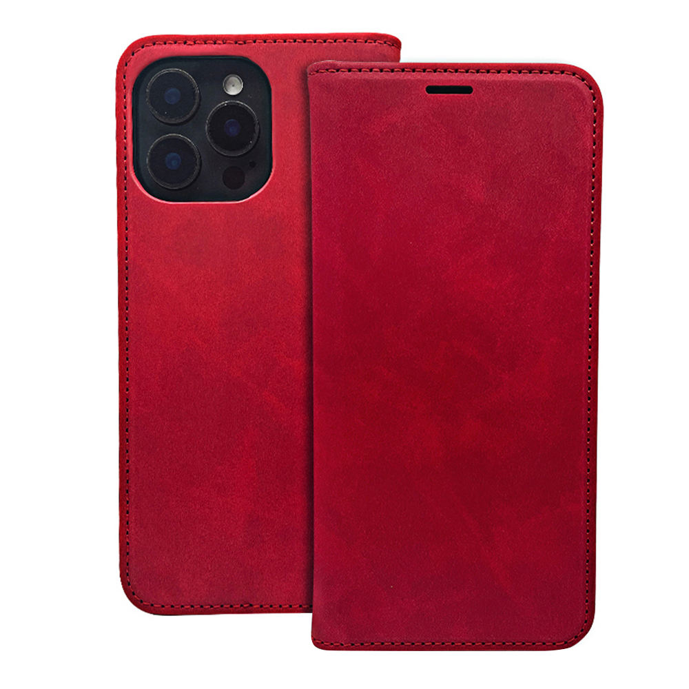 Smart Suede case for Xiaomi Redmi Note 15 Pro 5G (EU) raudonas