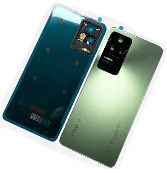 Galinis dangtelis Xiaomi Poco F4 Nebula Green originalus (service pack)