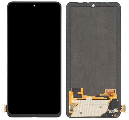 Ekranas Xiaomi Mi 11i/Mi 11X/Mi 11X Pro/Poco F3/Poco F4 su lietimui jautriu stikliuku Black ORG