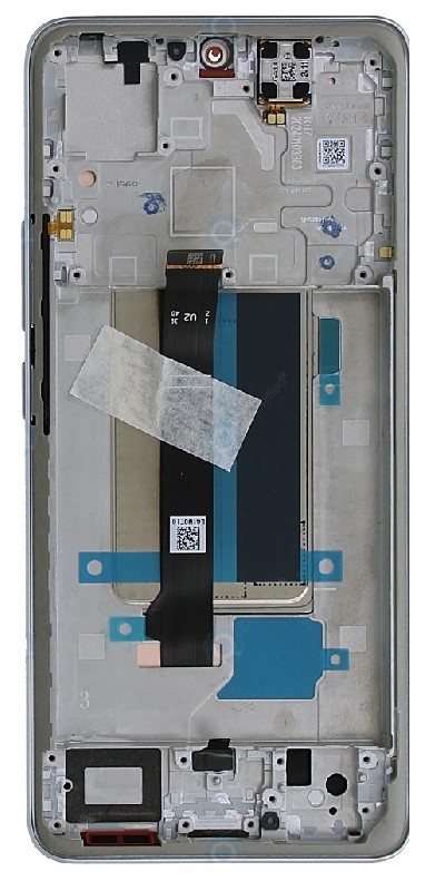 Ekranas Xiaomi Redmi Note 13 Pro+ 5G su lietimui jautriu stikliuku ir rėmeliu Moonlight White originalus (service pack)