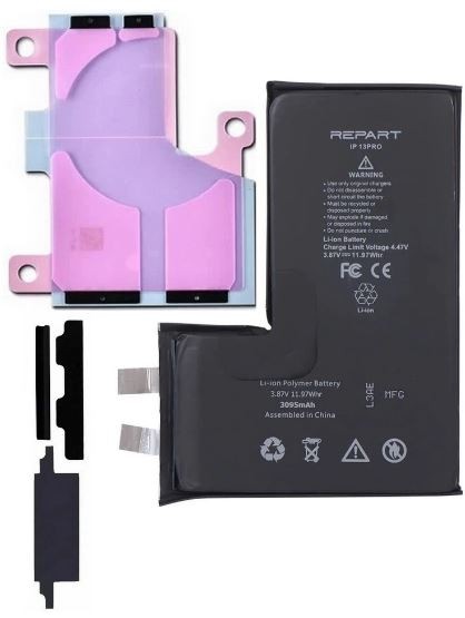 Akumuliatorius ORG skirtas iPhone 13 Pro 3095mAh without BMS su lipduku
