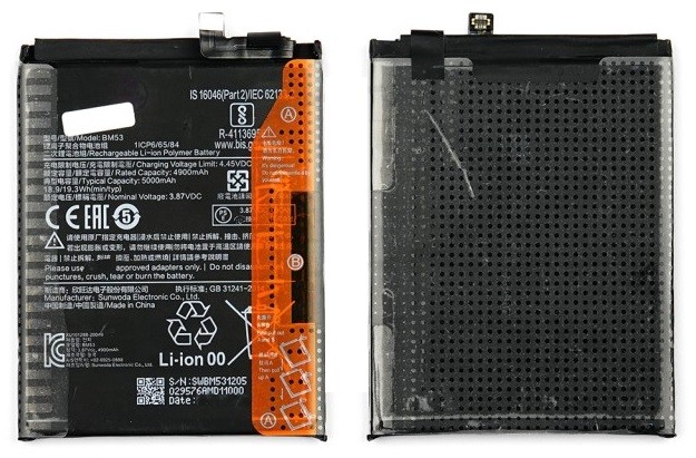 Akumuliatorius originalus Xiaomi Mi 10T/Mi 10T Pro 5000mAh BM53