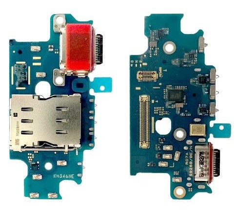 Lanksčioji jungtis Samsung S926 S24 Plus su įkrovimo kontaktu, mikrofonu, SIM lizdu originali (service pack)