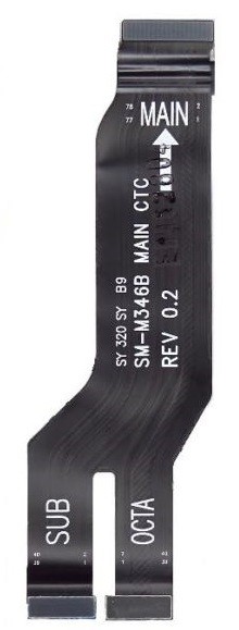 Lanksčioji jungtis Samsung M346 M34 5G pagrindinė (SUB-OCTA) originali (service pack)