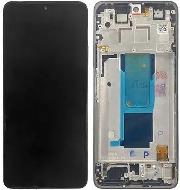 Ekranas Xiaomi Redmi Note 11 Pro+ 5G su lietimui jautriu stikliuku ir rėmeliu Graphite Grey OLED