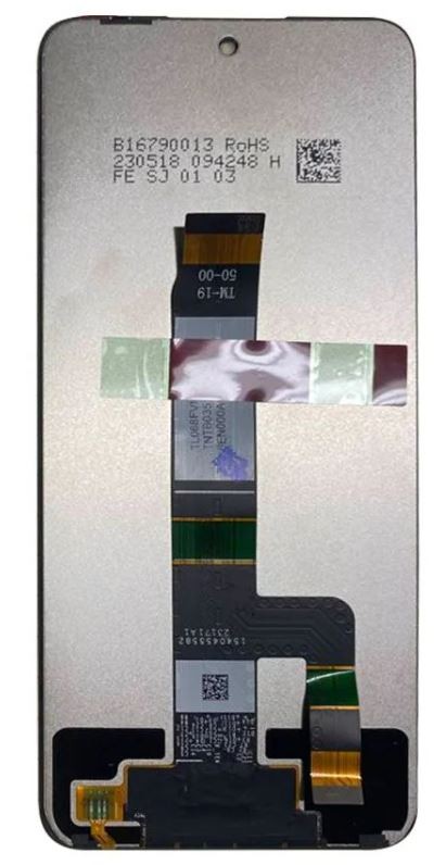 Ekranas Xiaomi Redmi 13 4G/5G/Poco M6 4G su lietimui jautriu stikliuku Black ORG