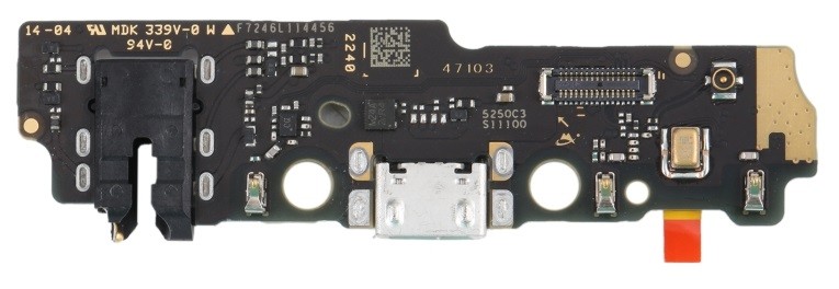 Lanksčioji jungtis Xiaomi Redmi A1/A1+/A2 įkrovimo kontakto su mikrofonu originalus (service pack)