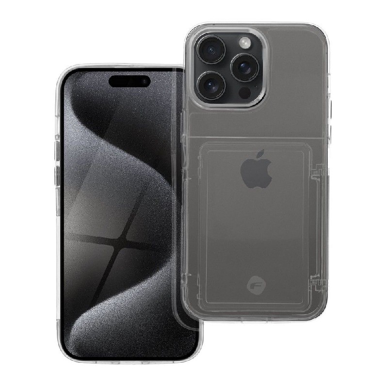 Dėklas Forcell F-PROTECT skirtas iPhone 15 Pro Max skaidrus