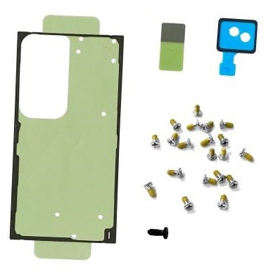 Lipdukų komplektas galiniam dangteliui Samsung S918 S23 Ultra originalus (service pack)