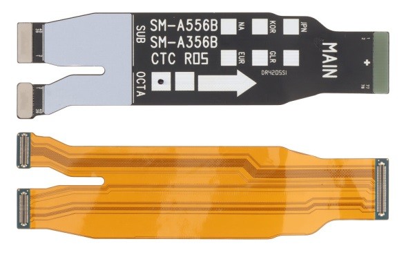 Lanksčioji jungtis Samsung A356 A35 5G/A556 A55 5G pagrindinė (SUB-OCTA) originali (service pack)