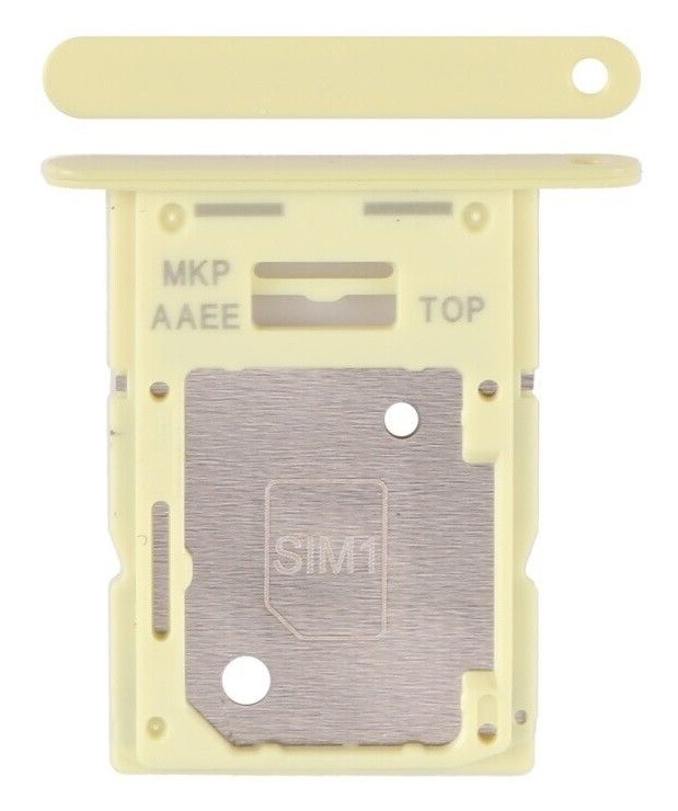 SIM kortelės laikiklis Samsung A156 A15 5G Yellow originalus (service pack)