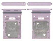 SIM kortelės laikiklis Samsung A356 A35 5G Awesome Lilac originalus (service pack)