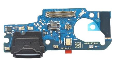 Lanksčioji jungtis Samsung M556 M55 5G su įkrovimo kontaktu, mikrofonu originali (service pack)