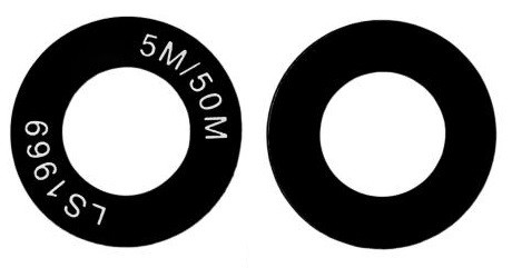 Samsung A145 A14 4G/A146 A14 5G kameros stikliukas Black (lens UltraWide) 1pcs (service pack)