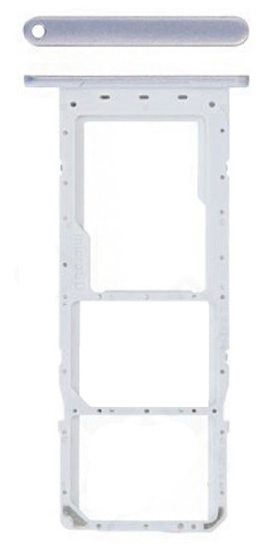 SIM kortelės laikiklis Samsung A14 4G A145 Silver originalus (service pack)