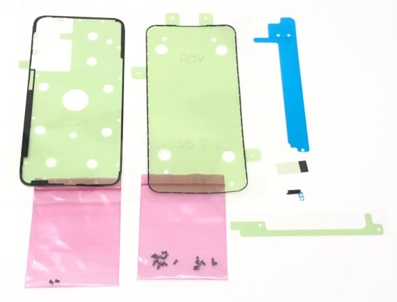 Lipdukų komplektas ekranui ir galiniam dangteliui Samsung A356 A35 5G originalus (service pack)