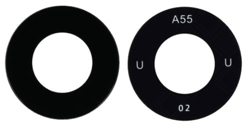 Samsung A356 A35 5G/A556 A55 5G kameros stikliukas Black (lens Ultra Wide) 1pcs (service pack)