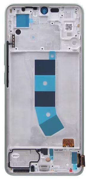 Ekranas Xiaomi Redmi Note 13 4G su lietimui jautriu stikliuku ir rėmeliu Prism Gold originalus (service pack)