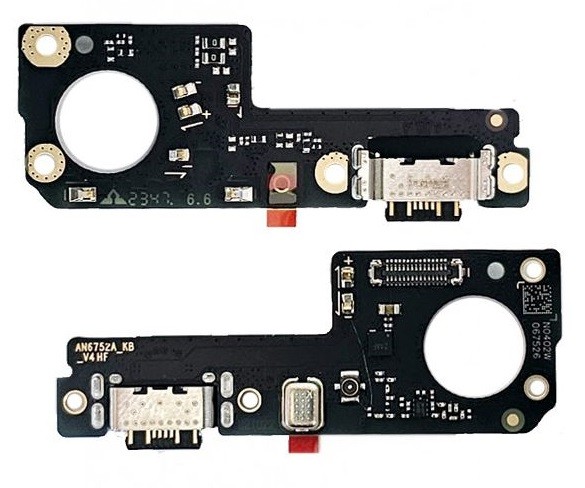 Lanksčioji jungtis Xiaomi Redmi Note 13 5G įkrovimo kontakto su mikrofonu originalus (service pack)