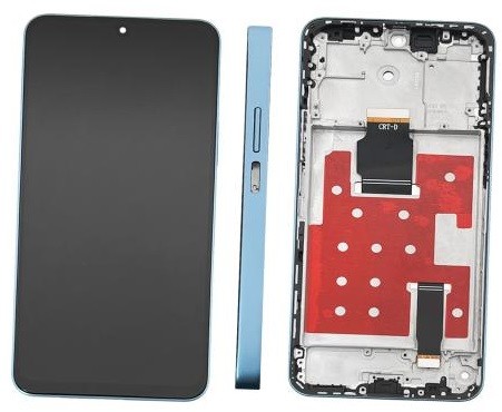 Ekranas Huawei Honor X8a/Honor 90 Lite su lietimui jautriu stikliuku ir rėmeliu Cyan Lake ORG