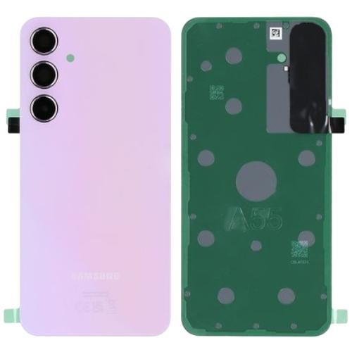 Galinis dangtelis Samsung A556 A55 5G Lilac originalus (service pack)