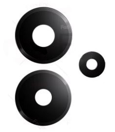 Xiaomi Redmi Note 13 Pro 5G kameros stikliukas Black (only lens 3pcs) ORG