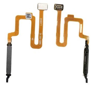 Lanksčioji jungtis Xiaomi Redmi Note 12 Pro 4G su juodu pirštų atspaudų jutikliu (fingerprint) ORG