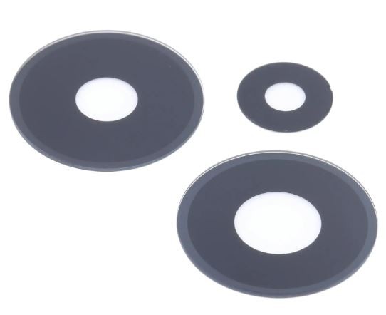 Xiaomi Poco M6 Pro 4G kameros stikliukas Black (only lens 3pcs) ORG