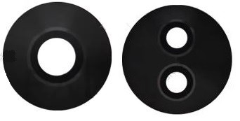 OnePlus Nord CE 3 Lite 5G kameros stikliukas Black (only lens 2pcs) ORG